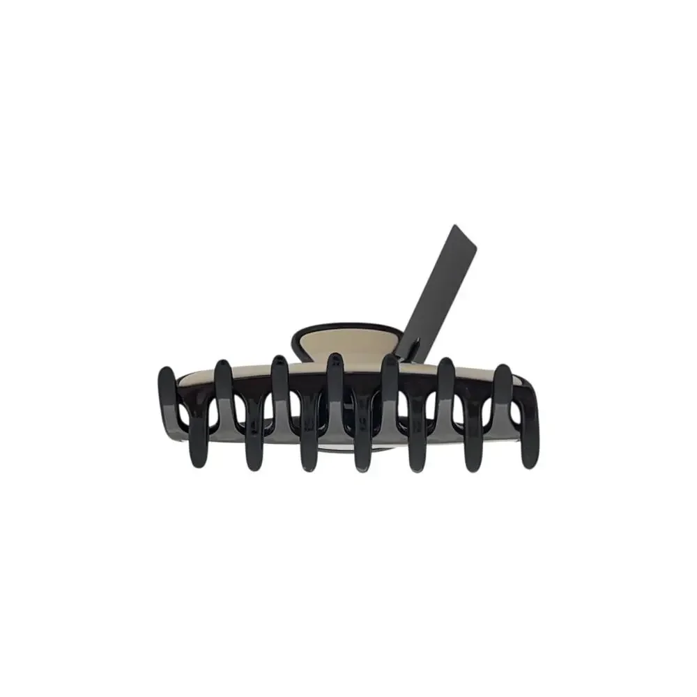 FRANCE LUXE Maybell Claw Clip in Black & Ivory